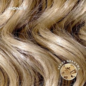 Clip-in ponytail extension.